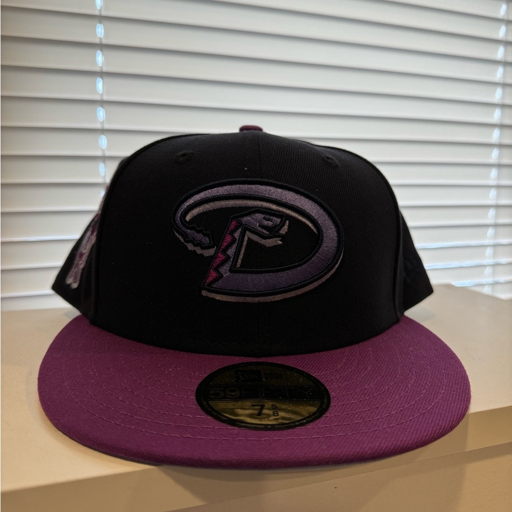 Exclusive New Era 59Fifty Grape Jelly Arizona Diamondbacks Inaugural Patch D Hat
